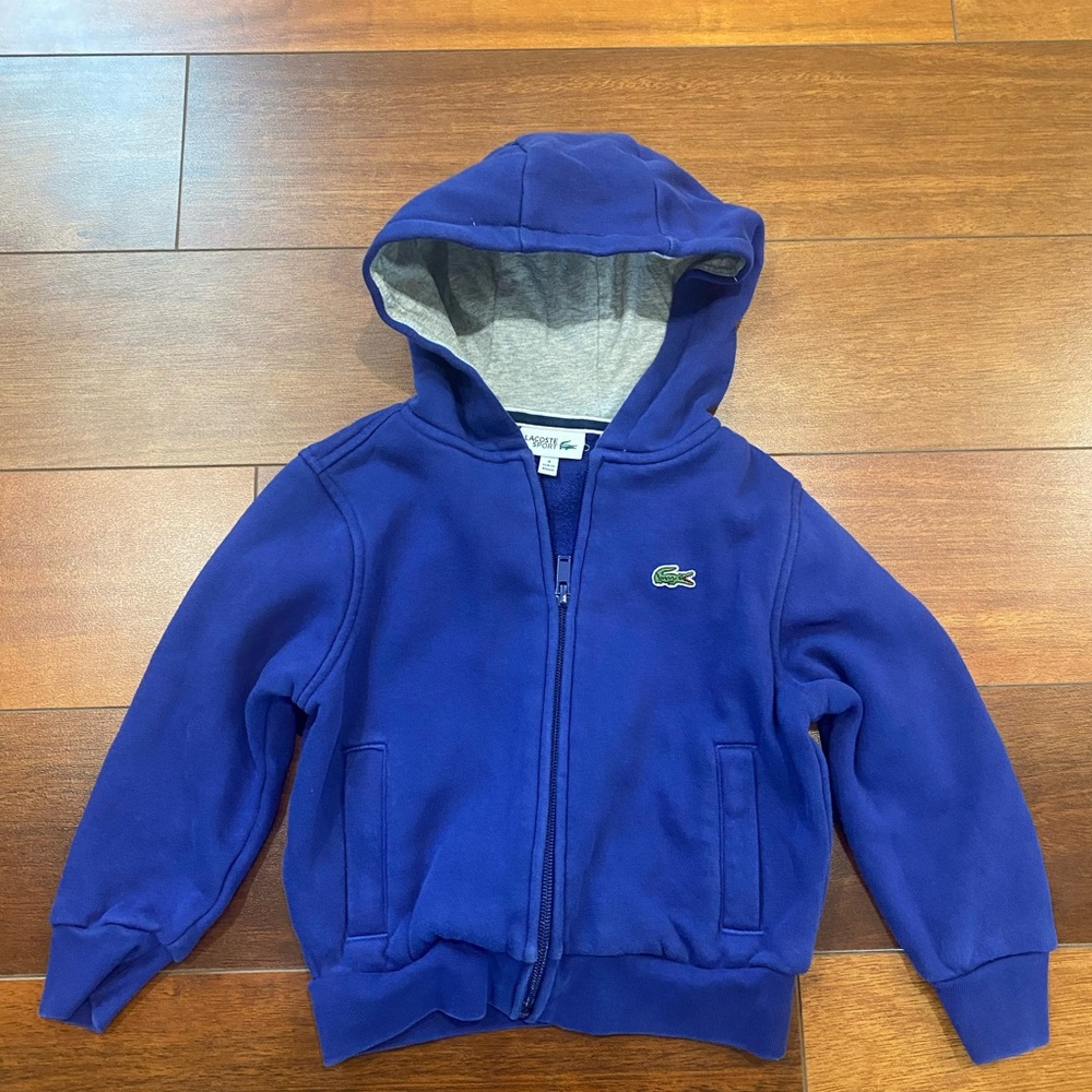 Lacoste - Boys Full-Zip Hood - Size 4